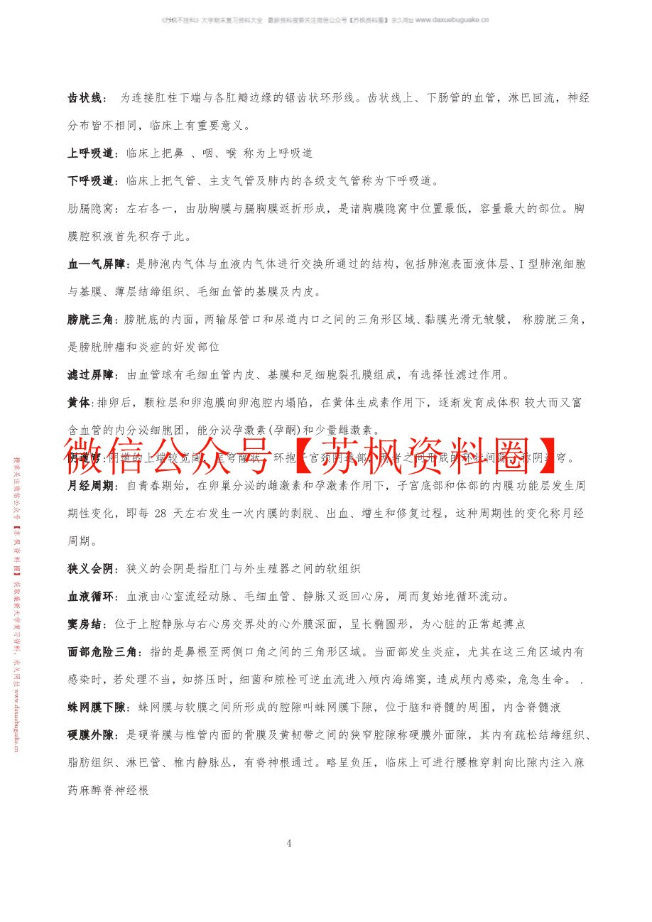 人体形态与结构